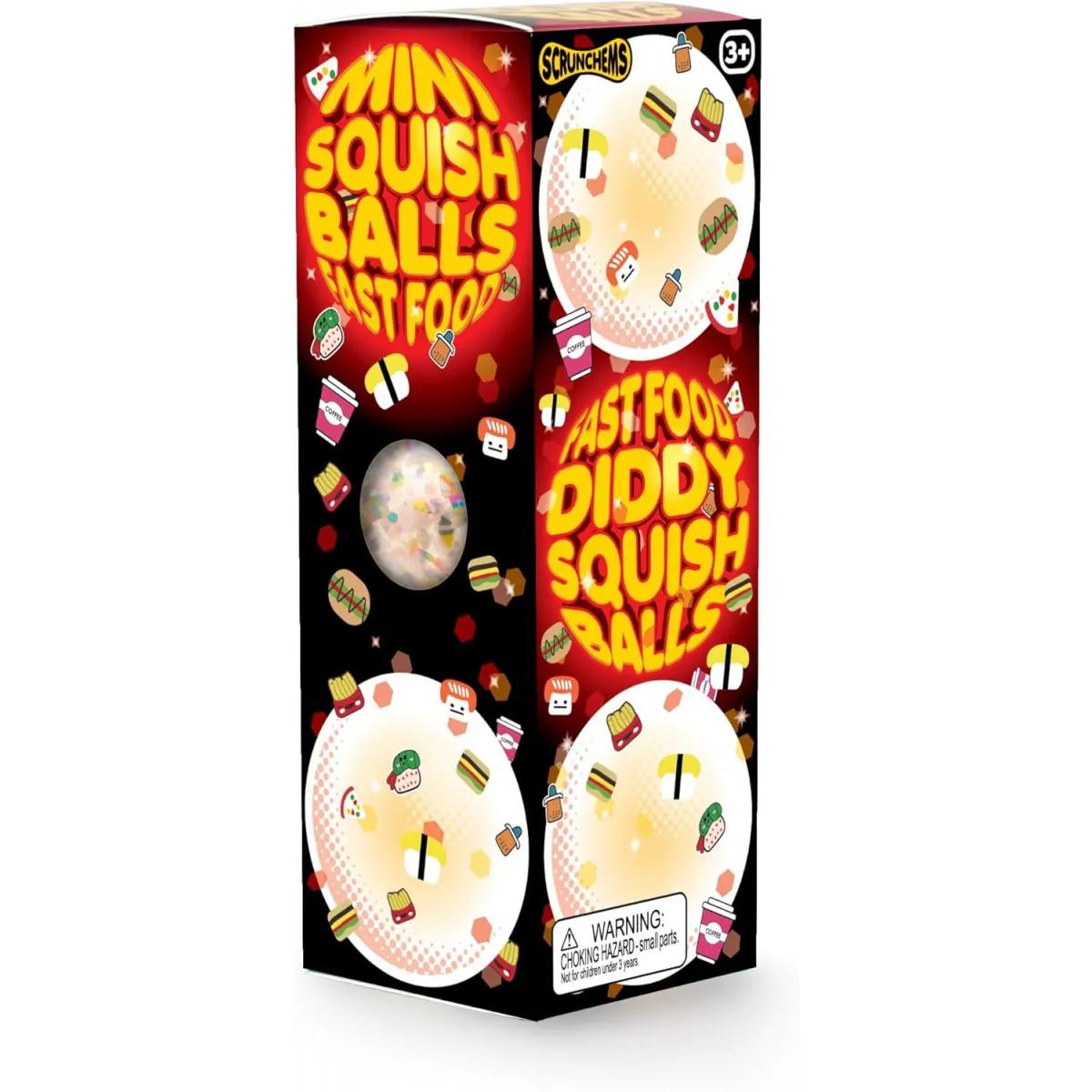 Antistres igračka SQUISH BALLS FAST FOOD 