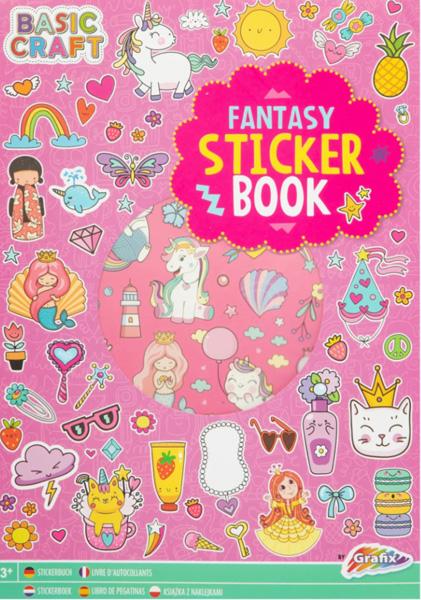 Kreativna knjiga sa stikerima A4 / TRI VRSTE 