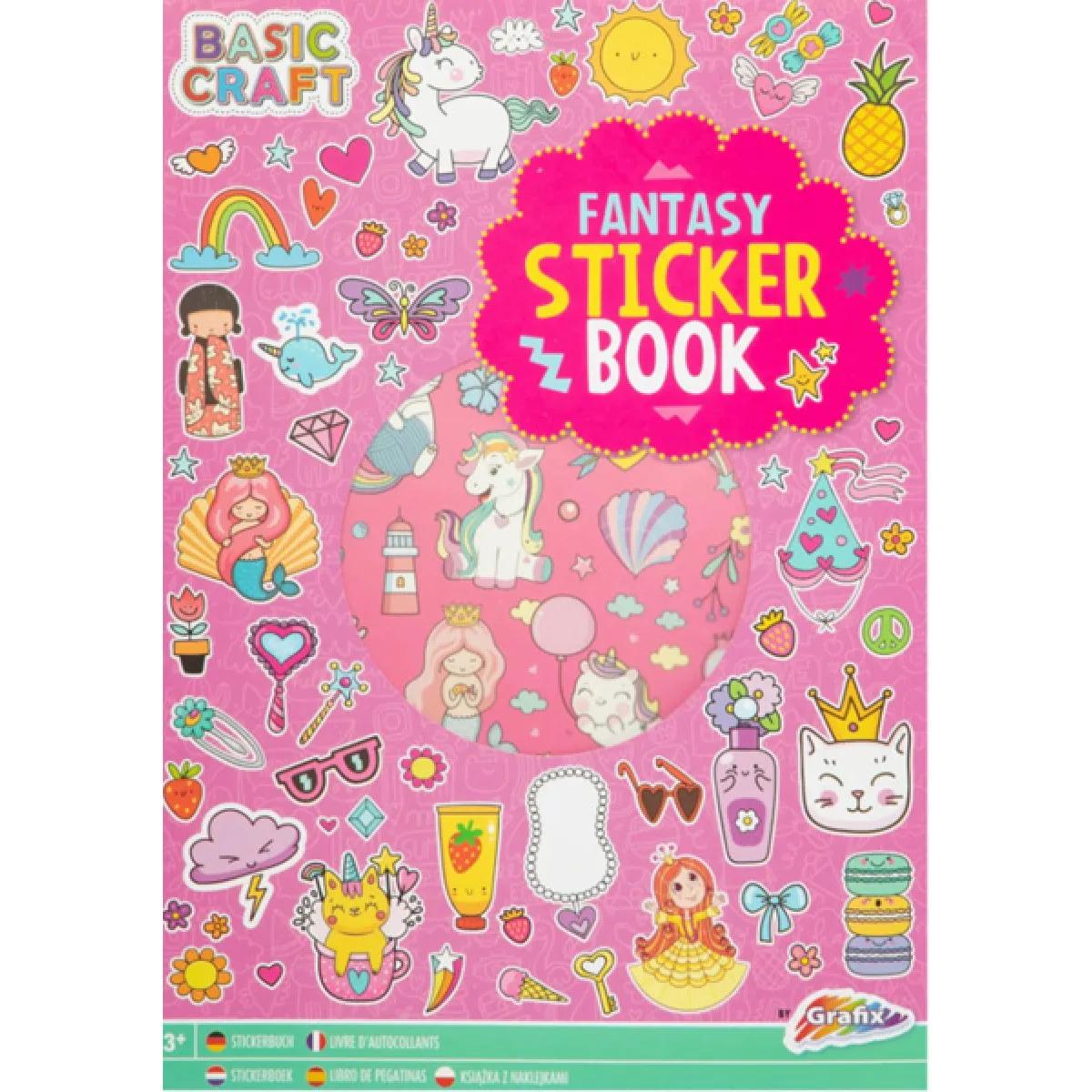 Kreativna knjiga sa stikerima A4 / TRI VRSTE 