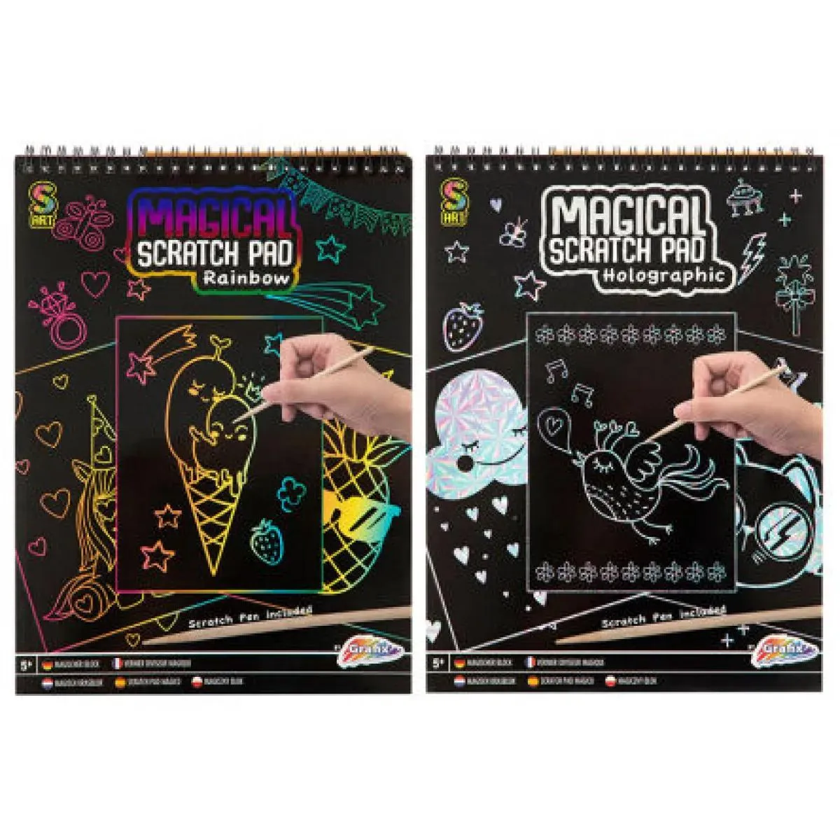 SCRATCH PAD A4 + olovka / DVE VRSTE 