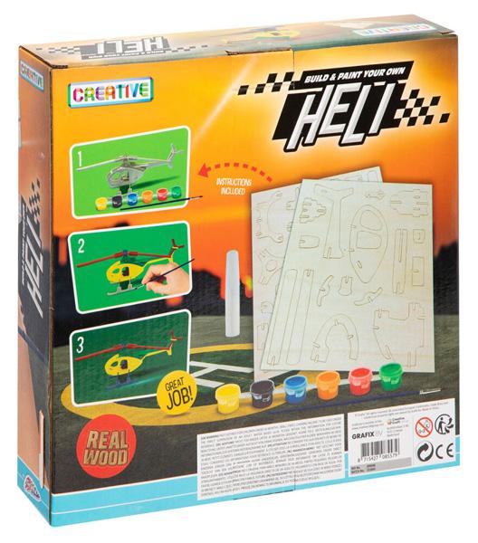 Kreativni set HELIKOPTER + 6 boja i četkica 