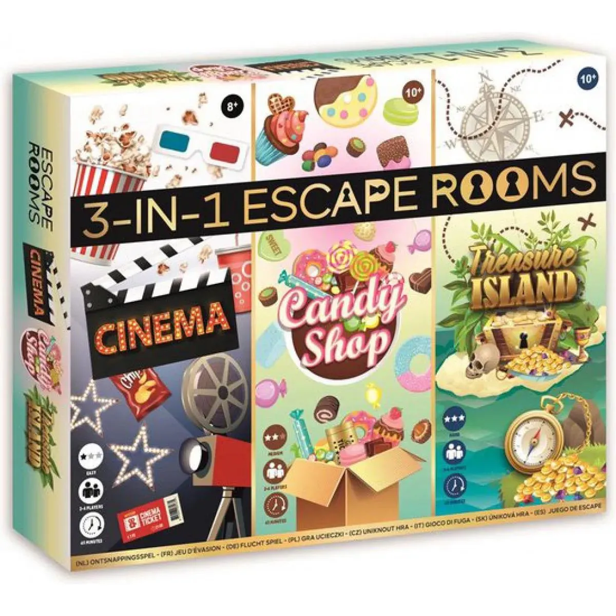 Društvena igra ESCAPE ROOM 3 u 1 