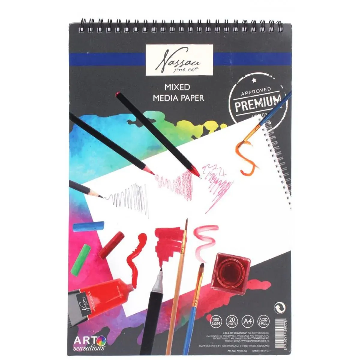 Blok za crtanje A4 NASSAU - 20kom 