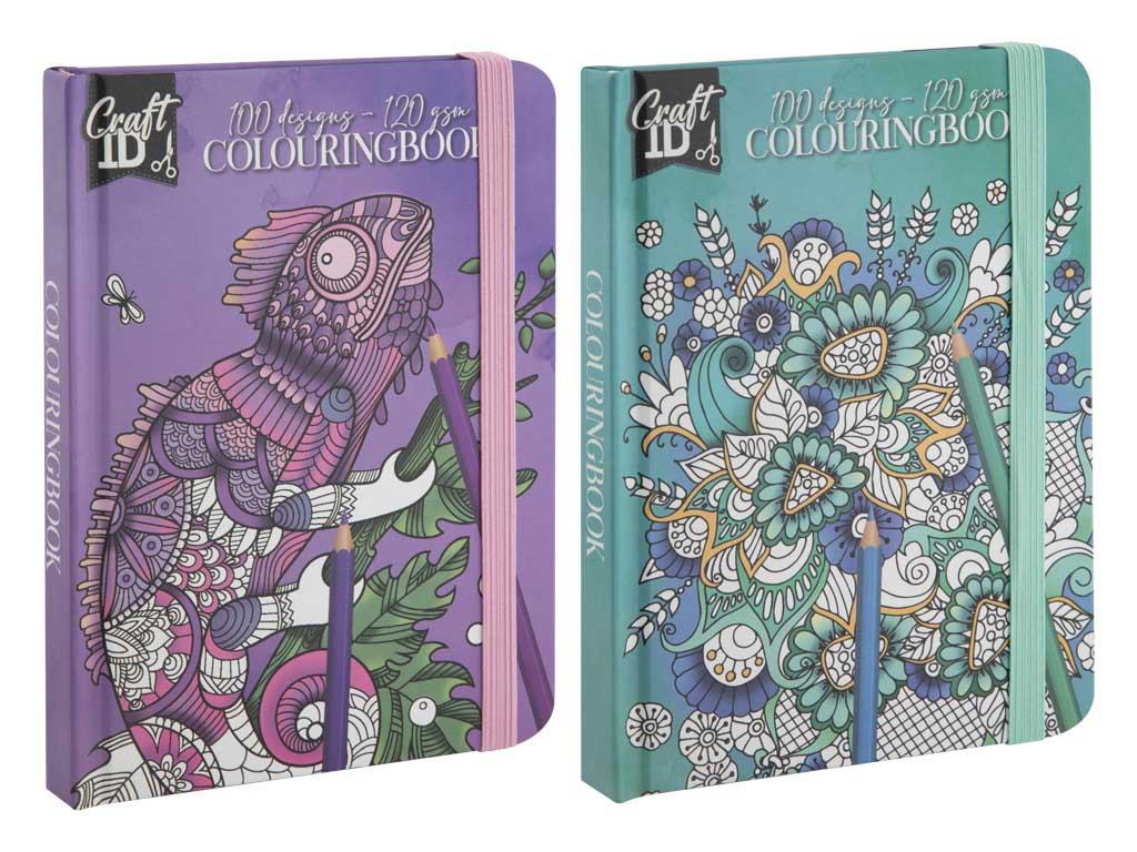 Bojanka za odrasle COLOURINGBOOK 12x16 - 50 strana (dva motiva) 