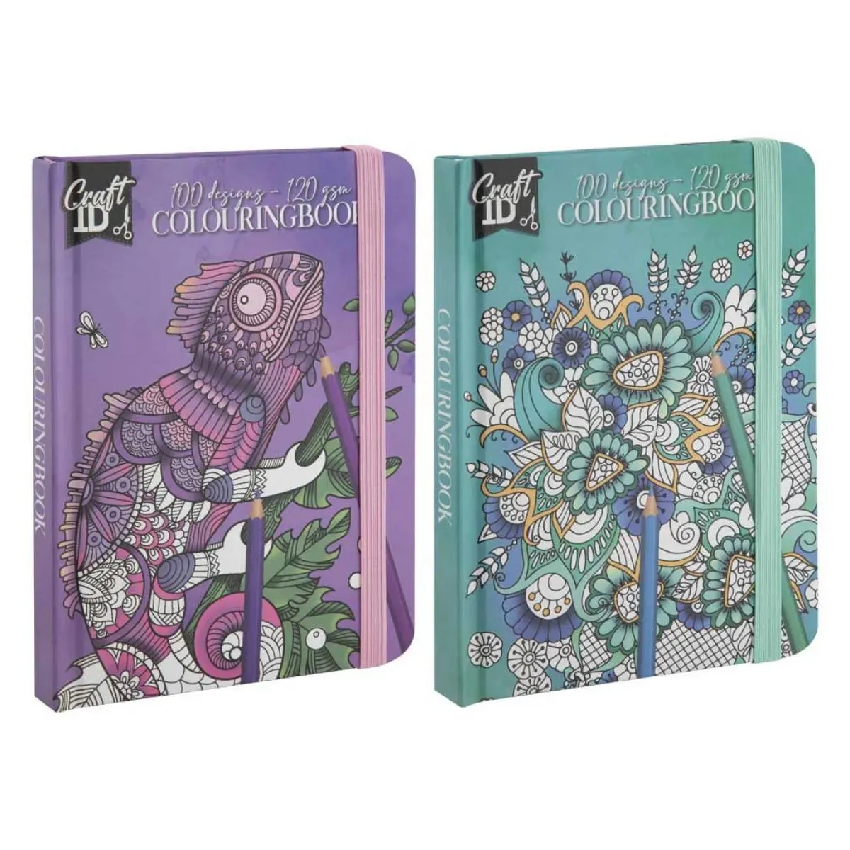 Bojanka za odrasle COLOURINGBOOK 12x16 - 50 strana (dva motiva) 