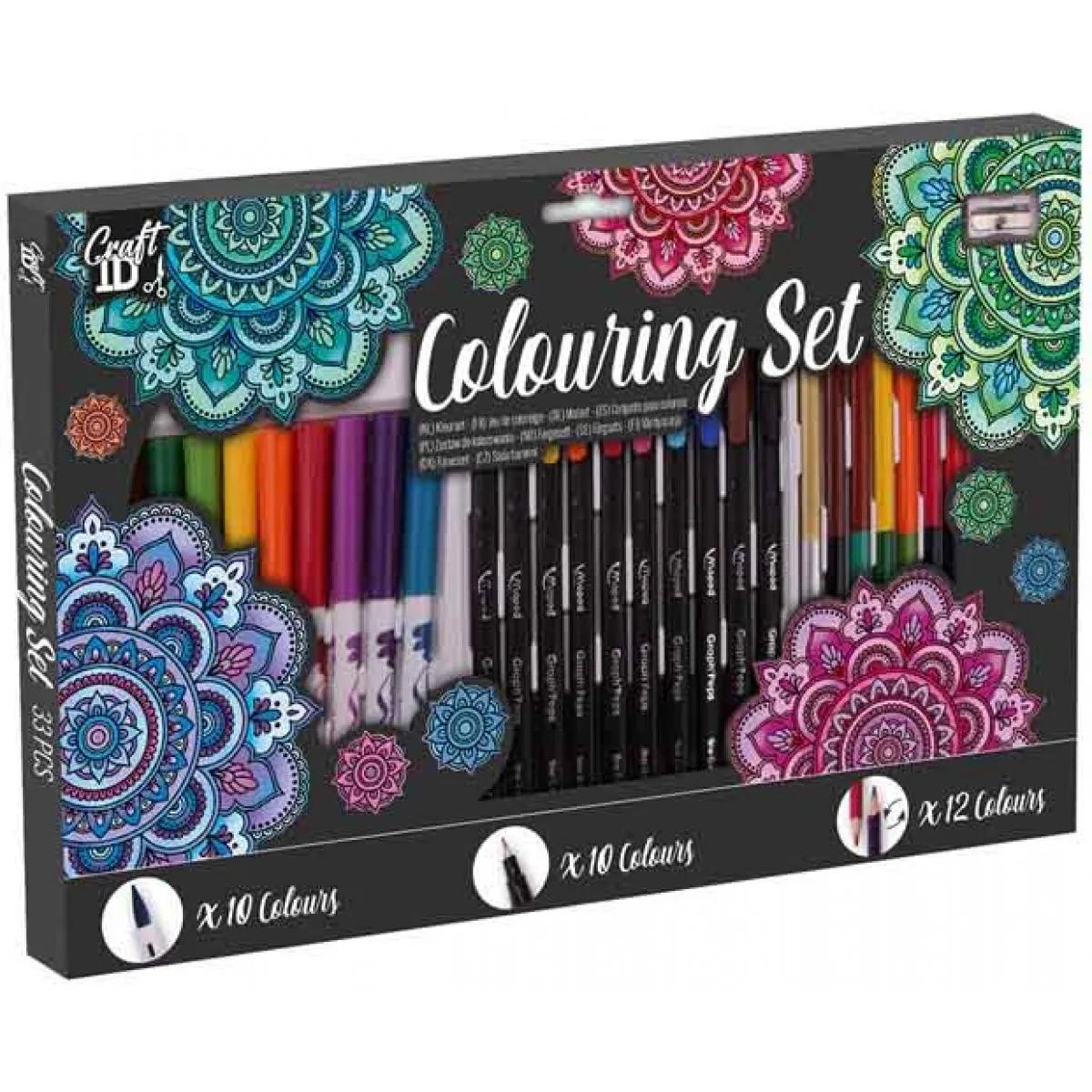 Umetnički set za crtanje i slikanje 33 PCS - 37.5X24CM 