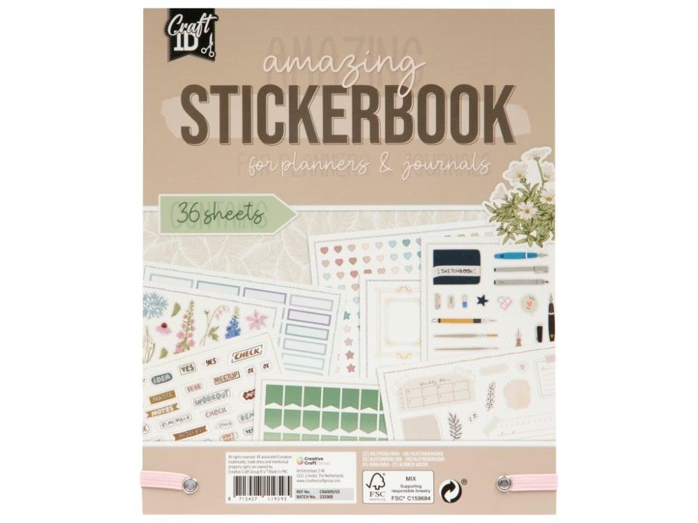 Set stikera, 36 listova 18x22cm GRAFIX (dve vrste) 