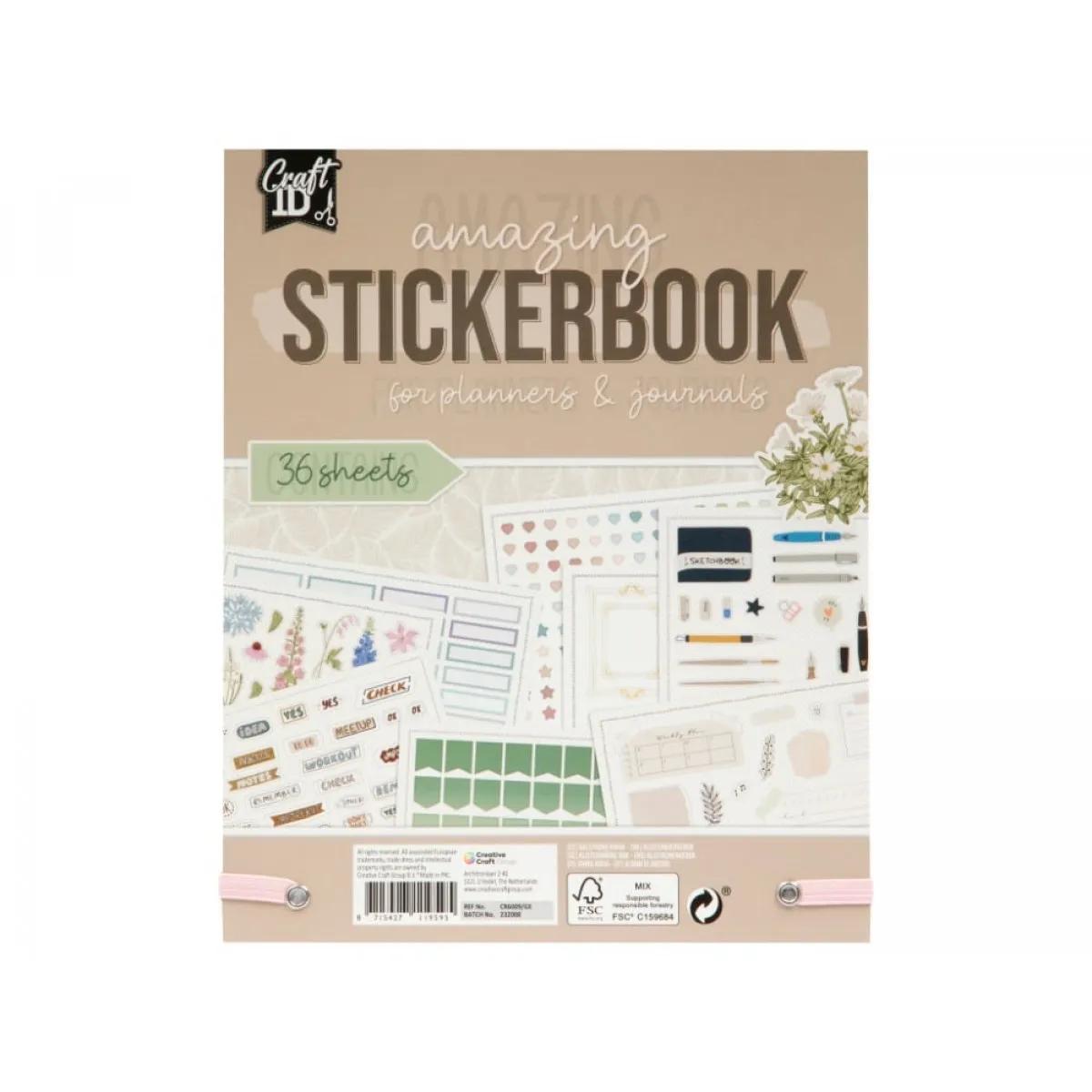 Set stikera, 36 listova 18x22cm GRAFIX (dve vrste) 