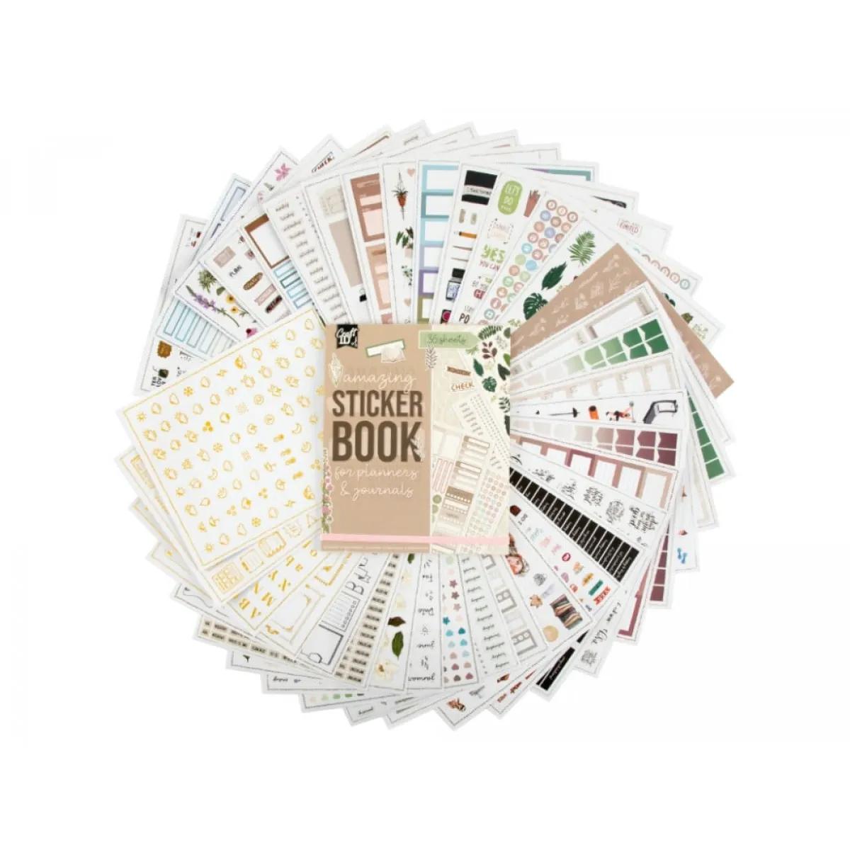 Set stikera, 36 listova 18x22cm GRAFIX (dve vrste) 