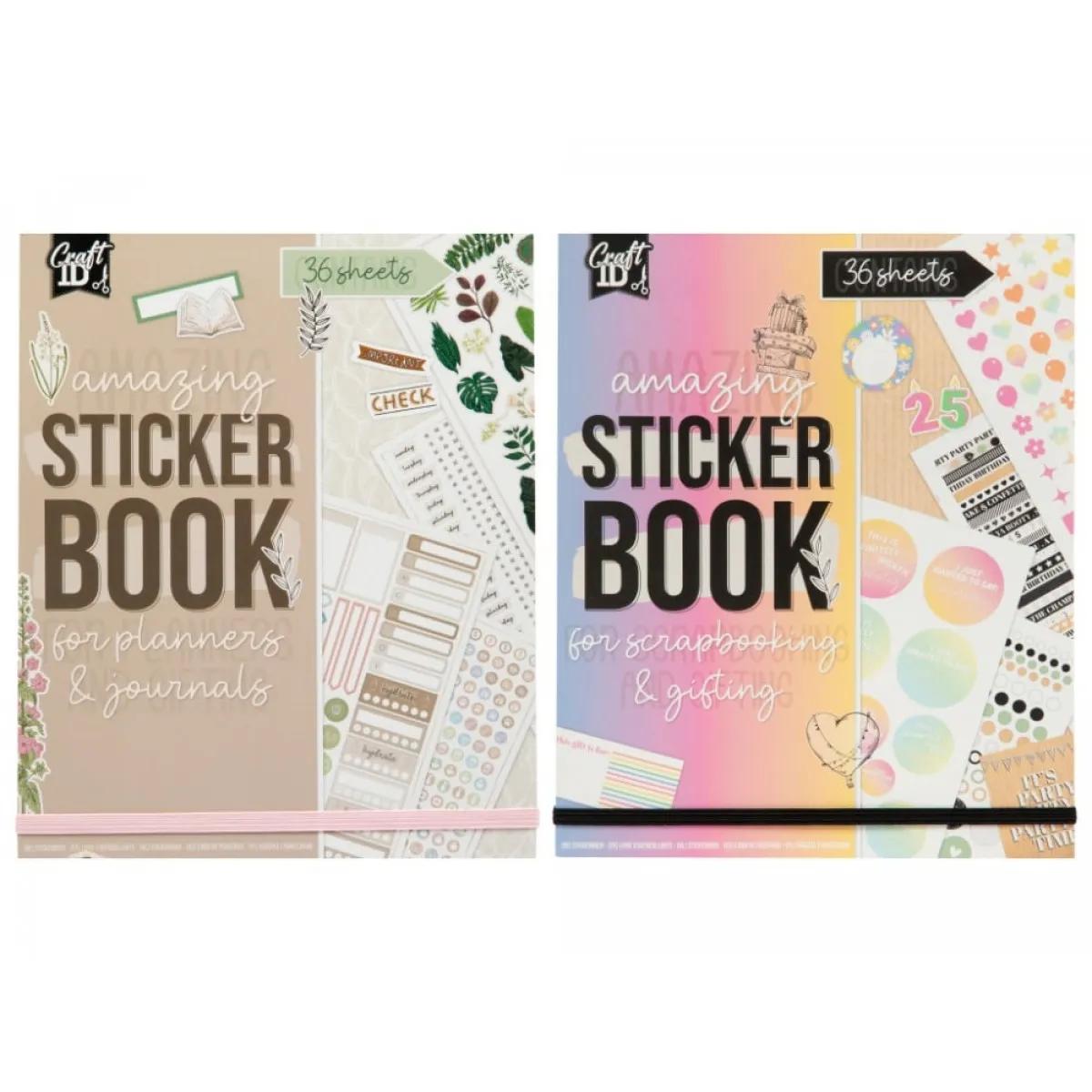 Set stikera, 36 listova 18x22cm GRAFIX (dve vrste) 