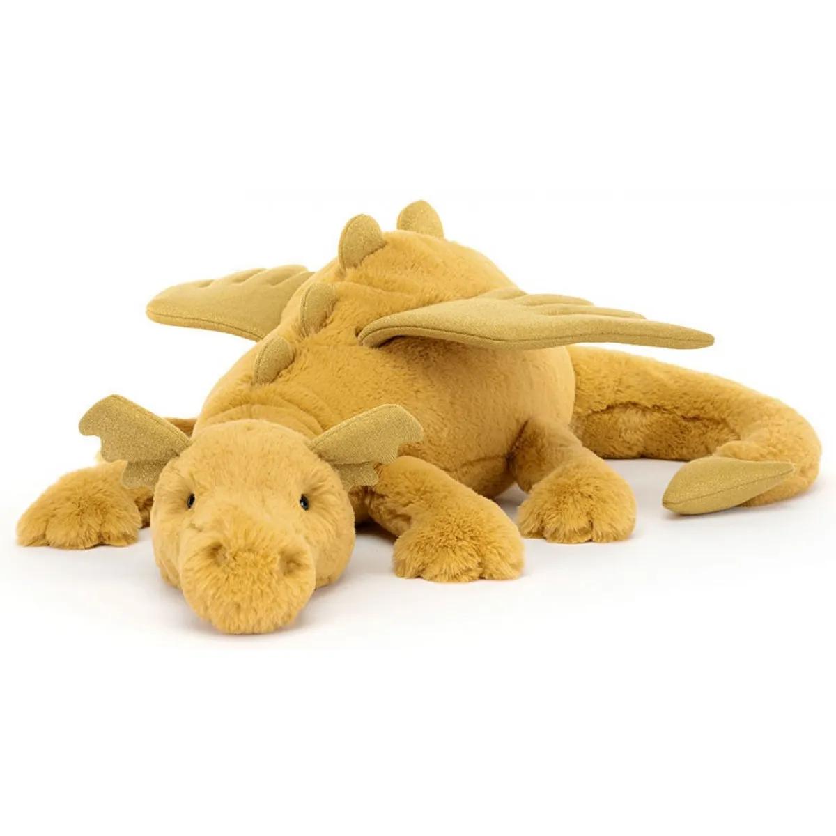 Plišana igračka VELIKI ZLATNI ZMAJ 66cm 