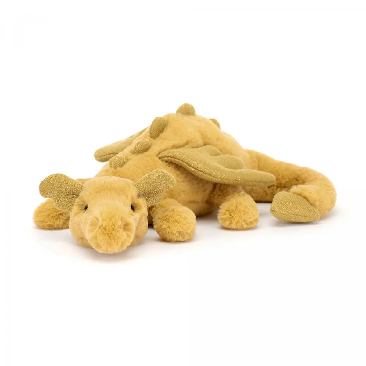 Plišana igračka MALI ZLATNI ZMAJ 30x8cm 