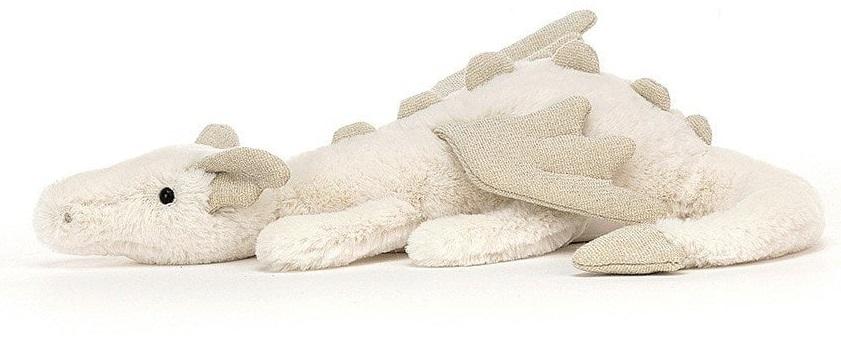 Plišana igračka BELI ZMAJ  26x7cm 