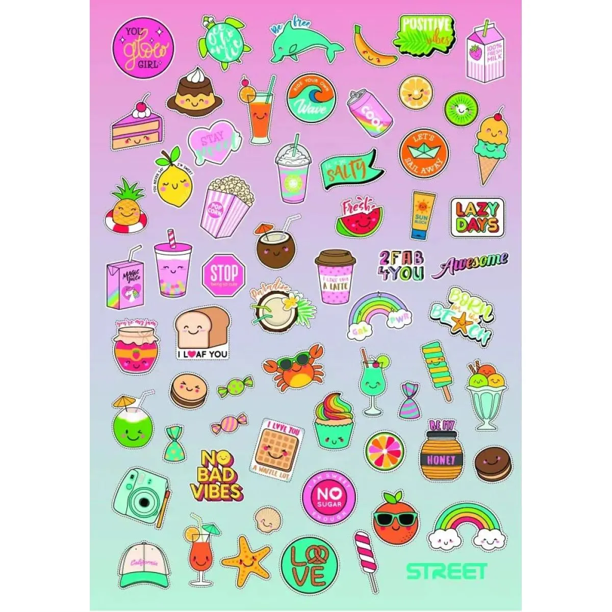 Sveska na kvadratiće A4 PATCH 54L (Više vrsta) 