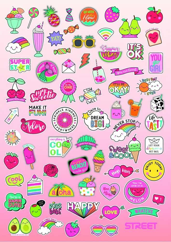 Sveska na kvadratiće A4 PATCH 54L (Više vrsta) 