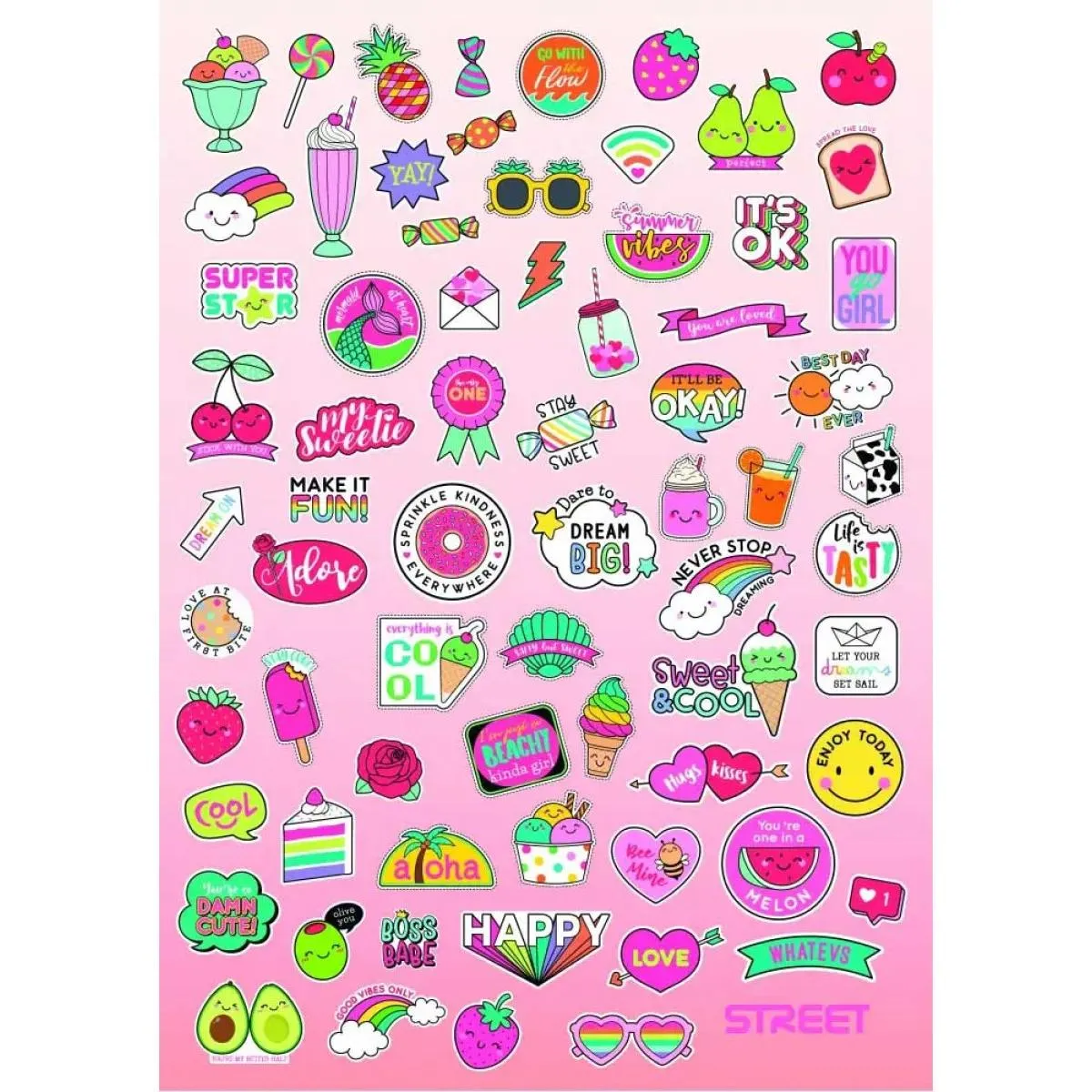 Sveska na kvadratiće A4 PATCH 54L (Više vrsta) 