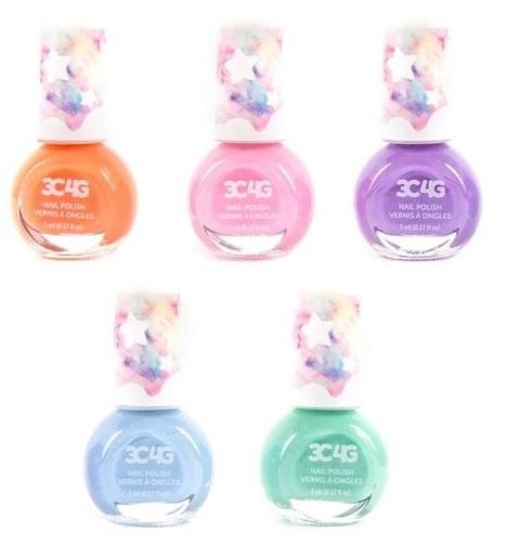 Set pet lakova za nokte PASTEL DREAM 