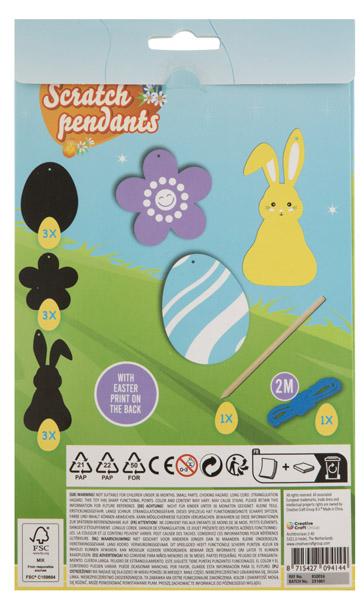 Uskršnje greb kartice - ukrasi, 8,5cm 