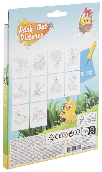 Uskršnji kreativni set za bojenje 15x20cm (10 slika) 