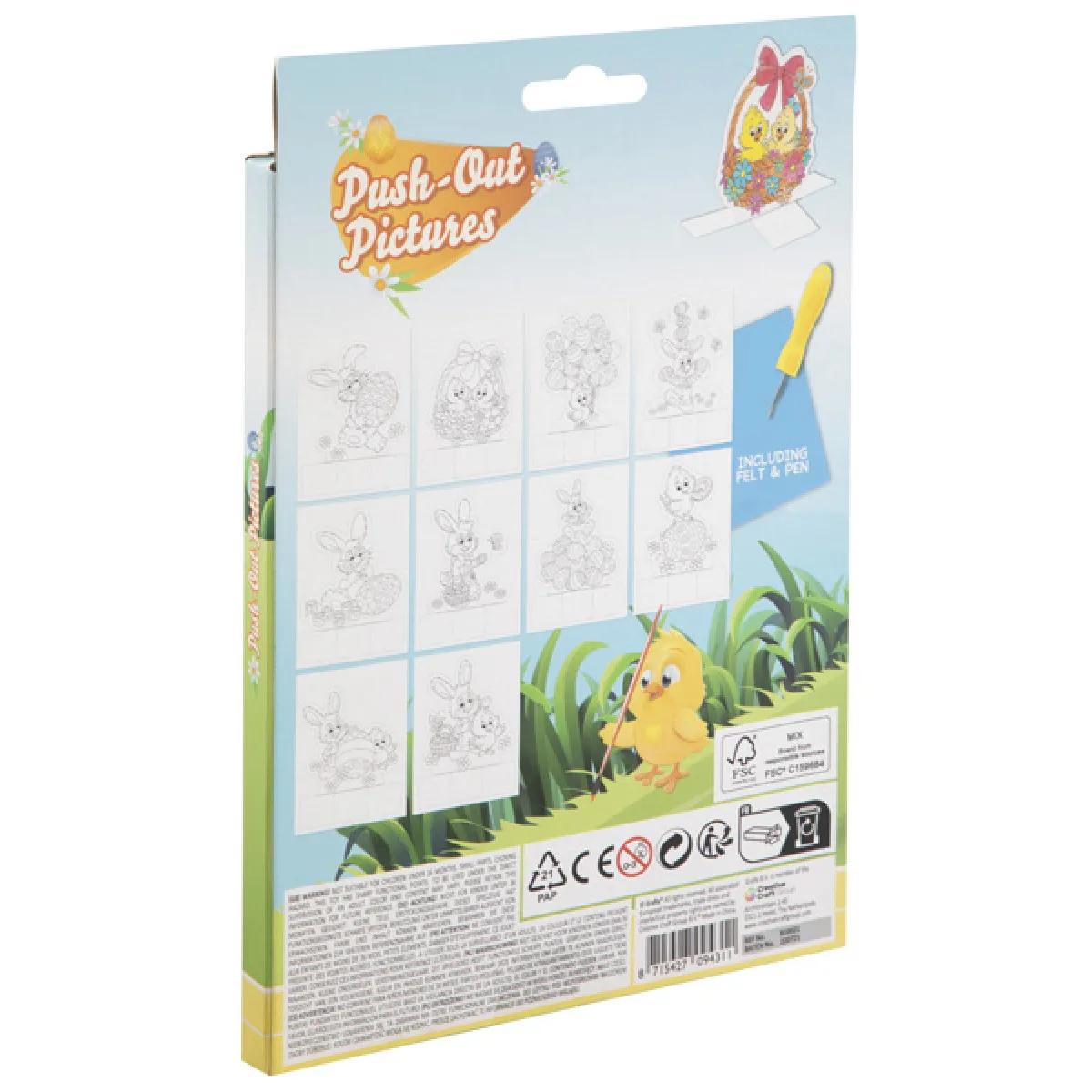 Uskršnji kreativni set za bojenje 15x20cm (10 slika) 