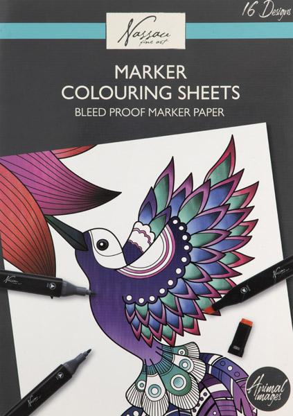 Kreativni set za bojenje ŽIVOTINJE 25x35cm - 16kom 