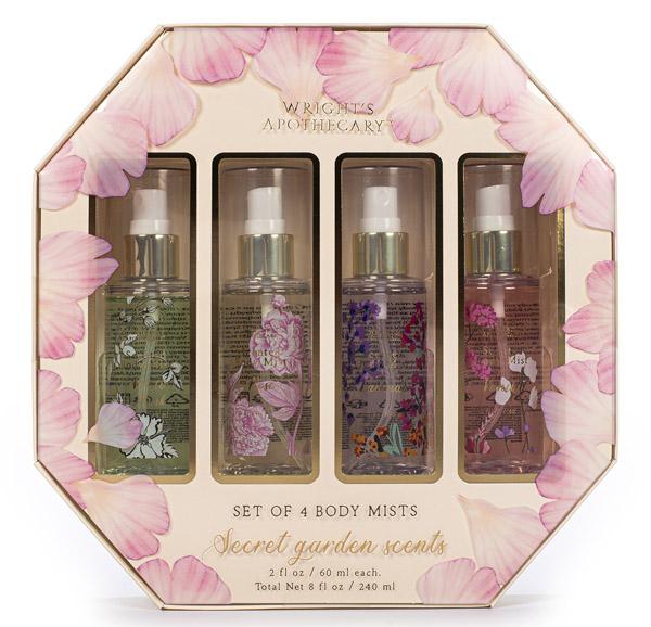 Set četiri spreja za telo 