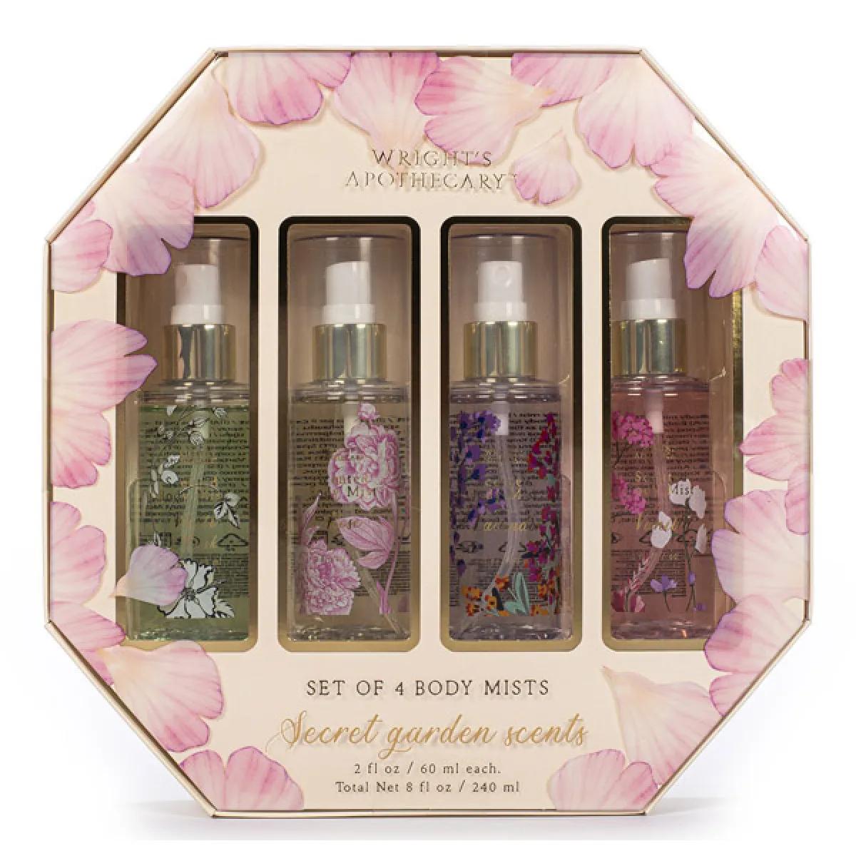 Set četiri spreja za telo 