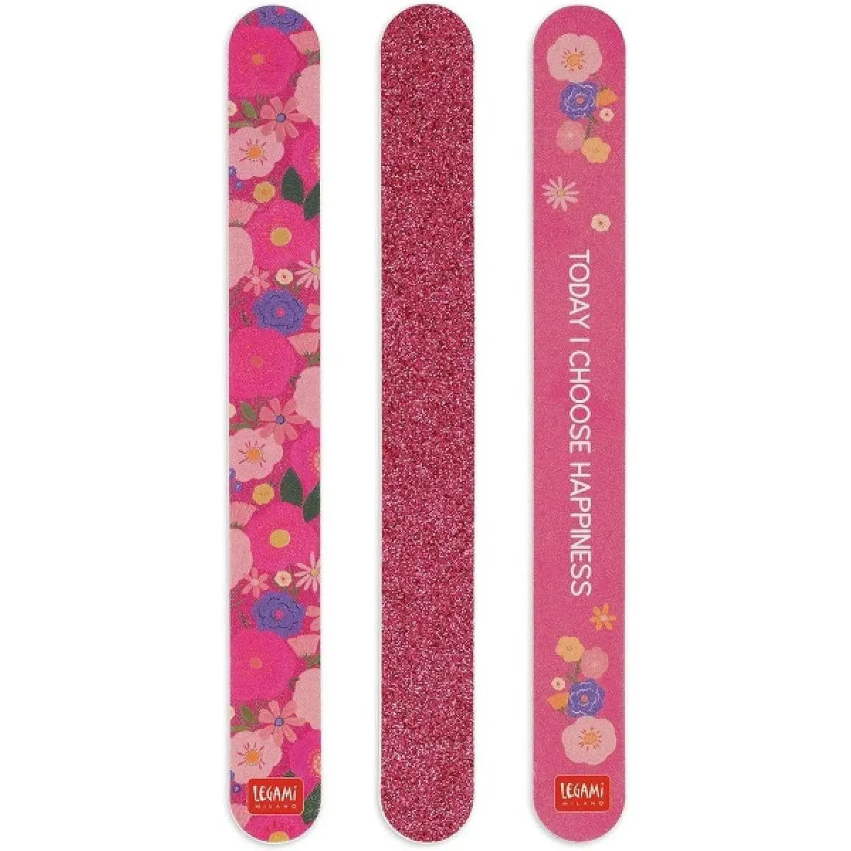 Set tri turpije za nokte FLOWERS 