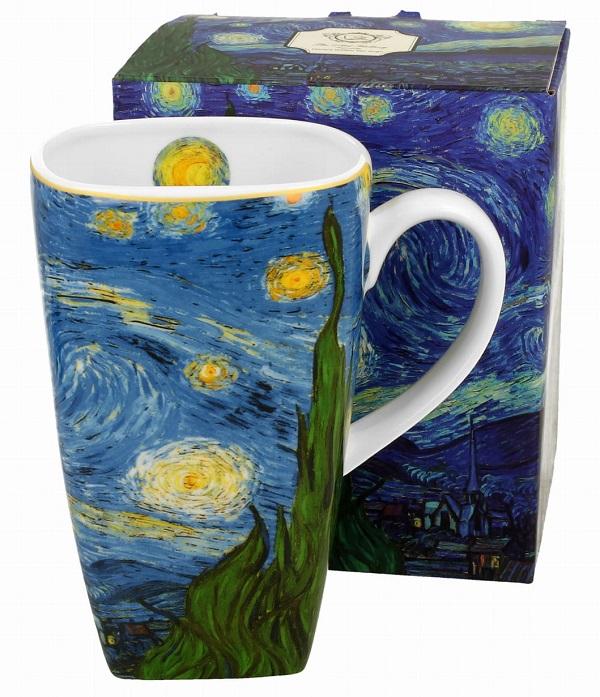 Velika četvrtasta šolja STARRY NIGHT - VAN GOGH 