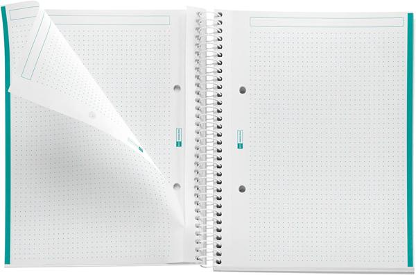 MIQUELRIUS sveska A5, TP tačkice - ECO EMERALD 