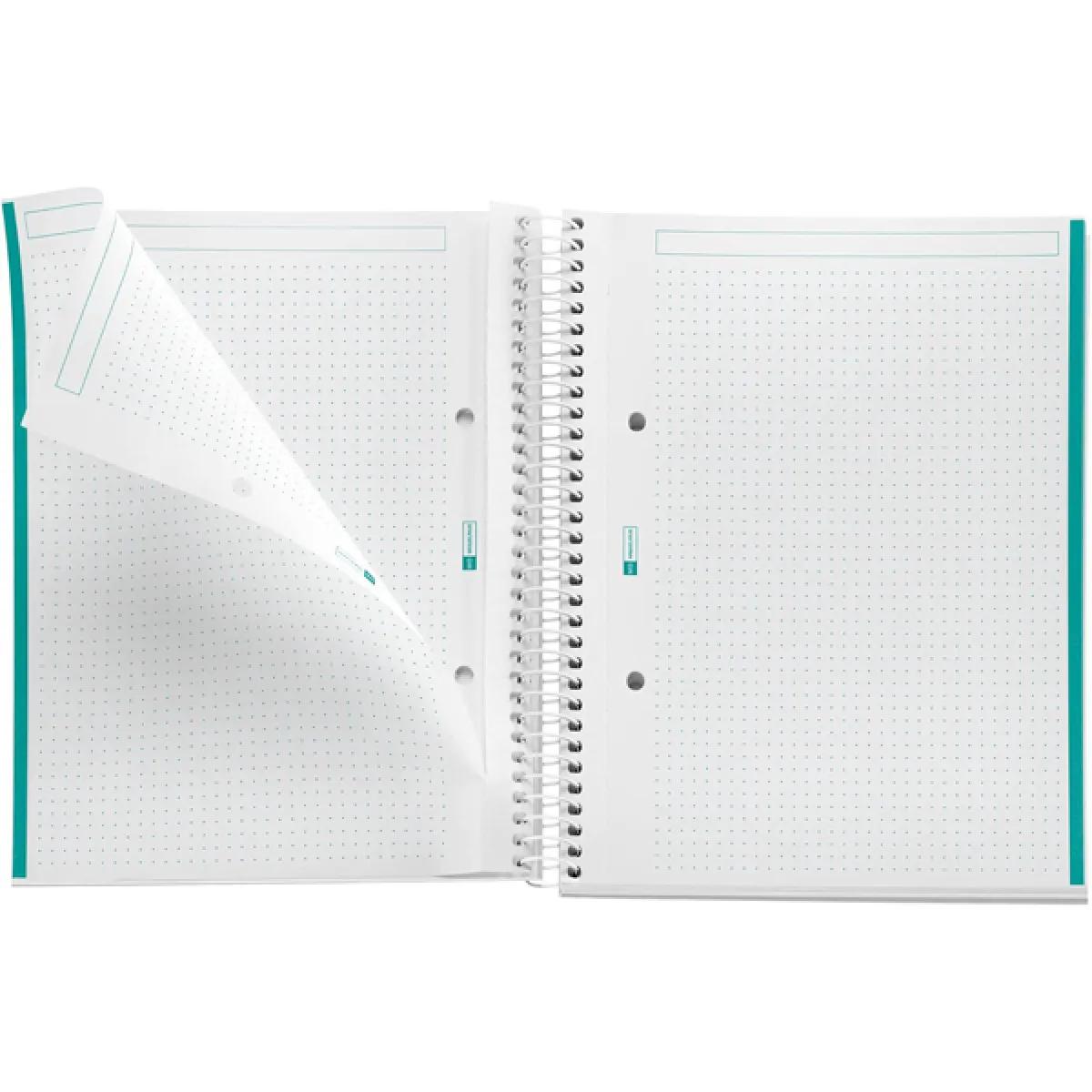 MIQUELRIUS sveska A5, TP tačkice - ECO EMERALD 