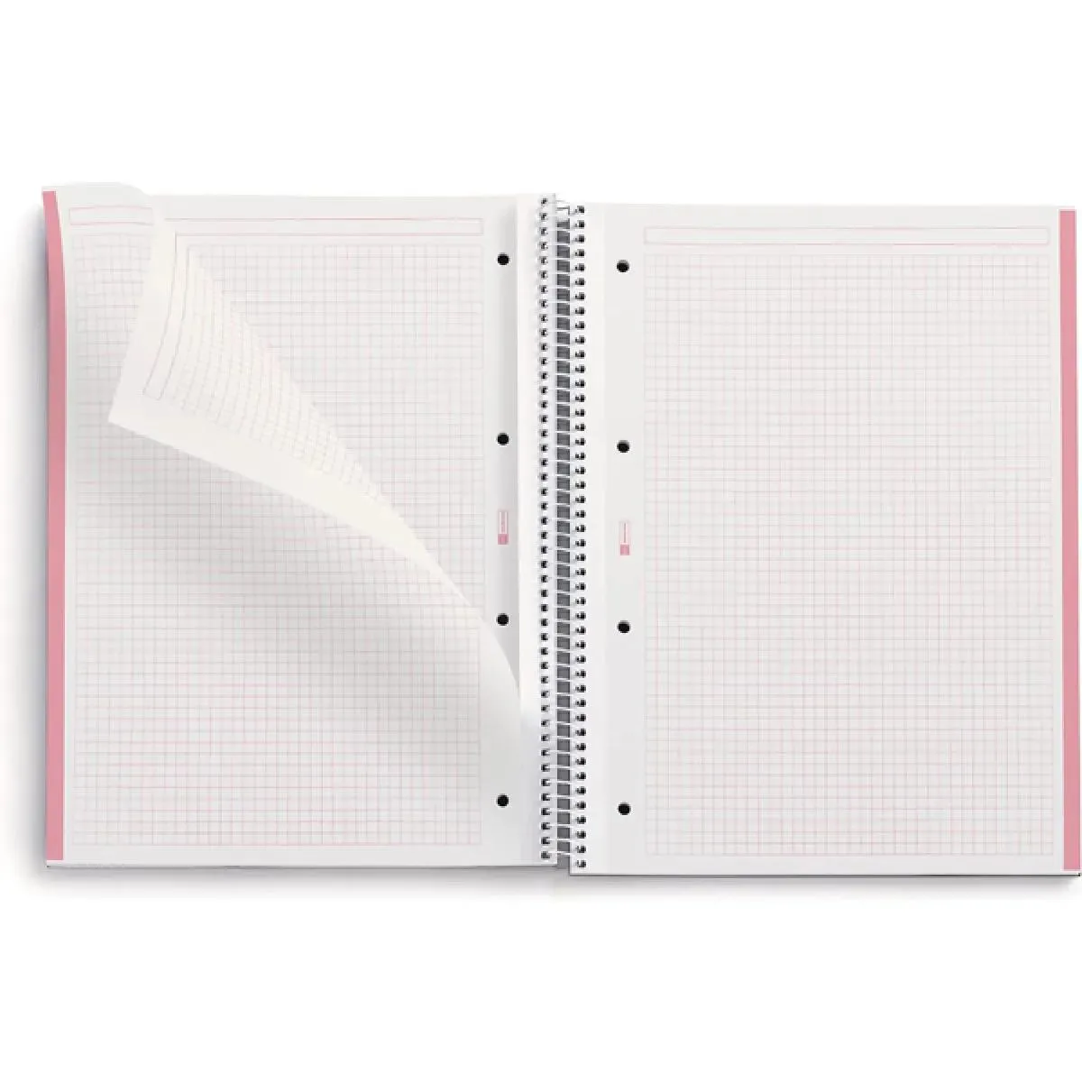 MIQUELRIUS sveska A4, TP kvadratići - ECO PINK 