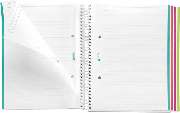 MIQUELRIUS sveska A5, linije, TP -  PINK NEON 