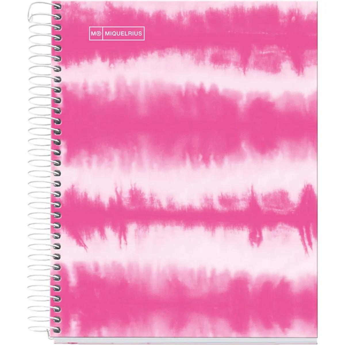 MIQUELRIUS sveska A5, linije, TP -  PINK NEON 