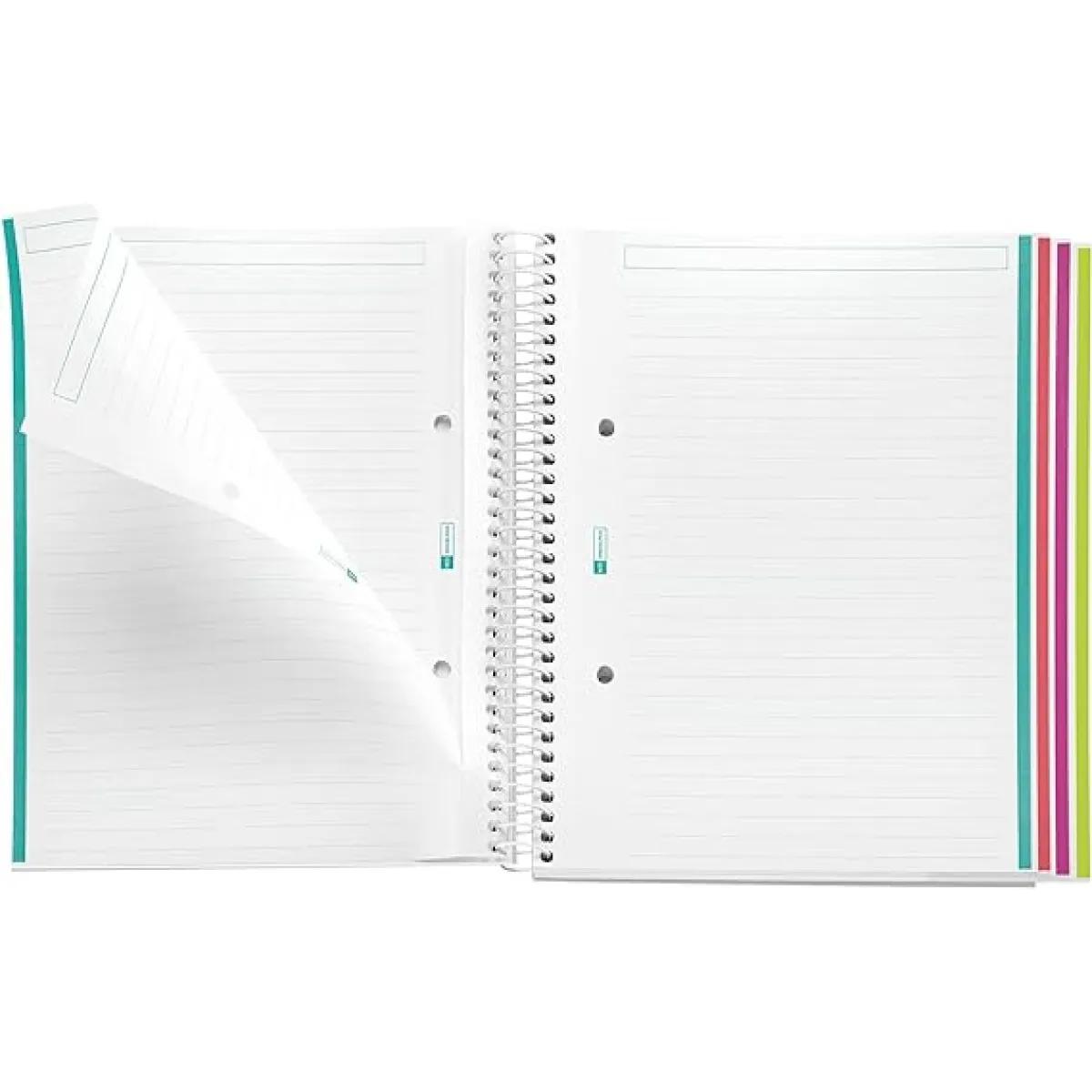 MIQUELRIUS sveska A5 na linije TP - YELLOW NEON 