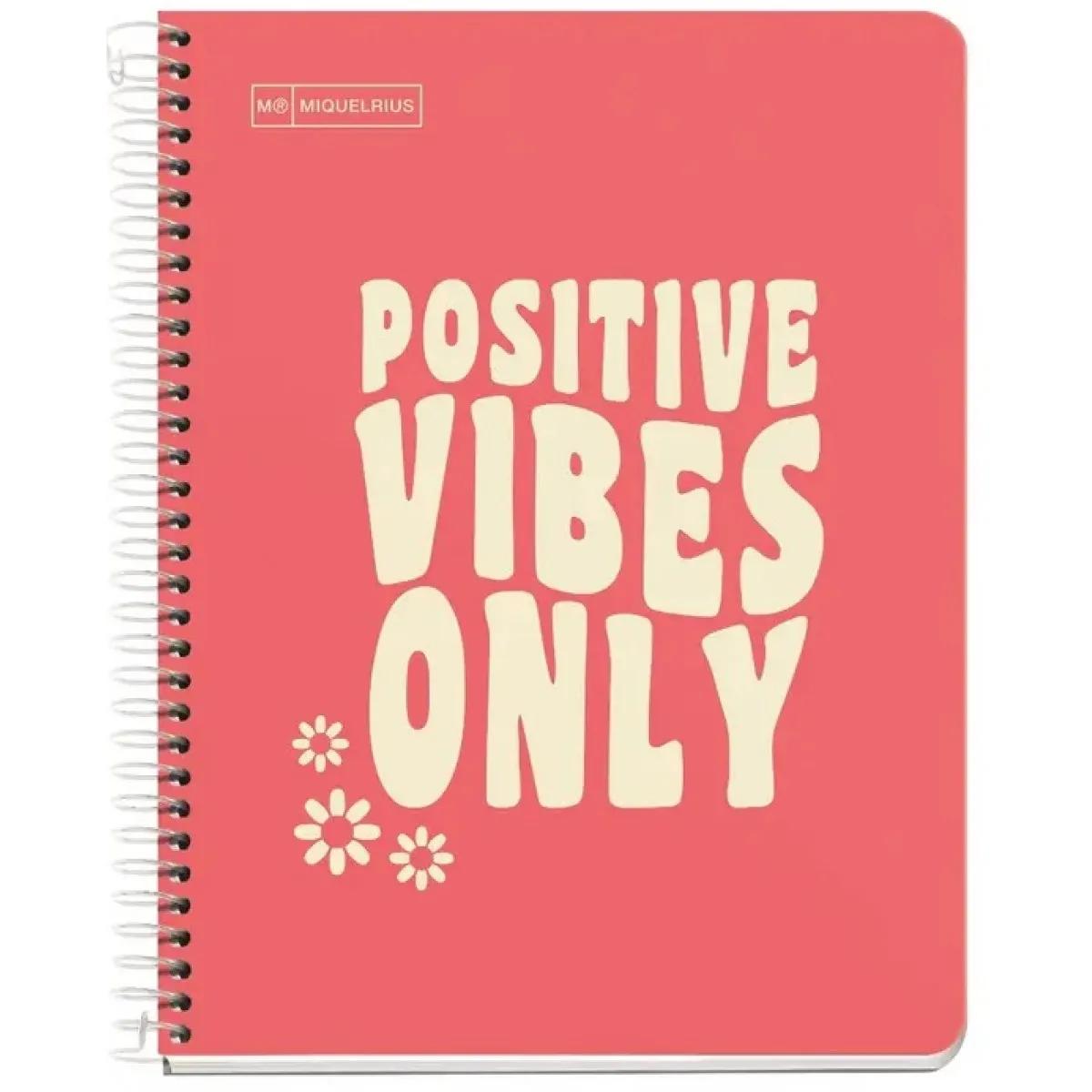 MIQUELRIUS sveska A5 TP POSITIVE VIBES 