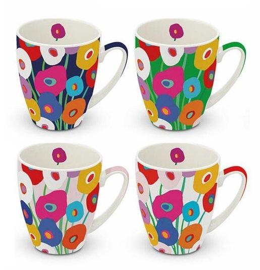 Set četiri šolje SUPER BLOOM 350ml 