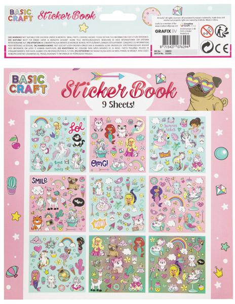 Stikeri 21x21cm, 9 strana GRAFIX 