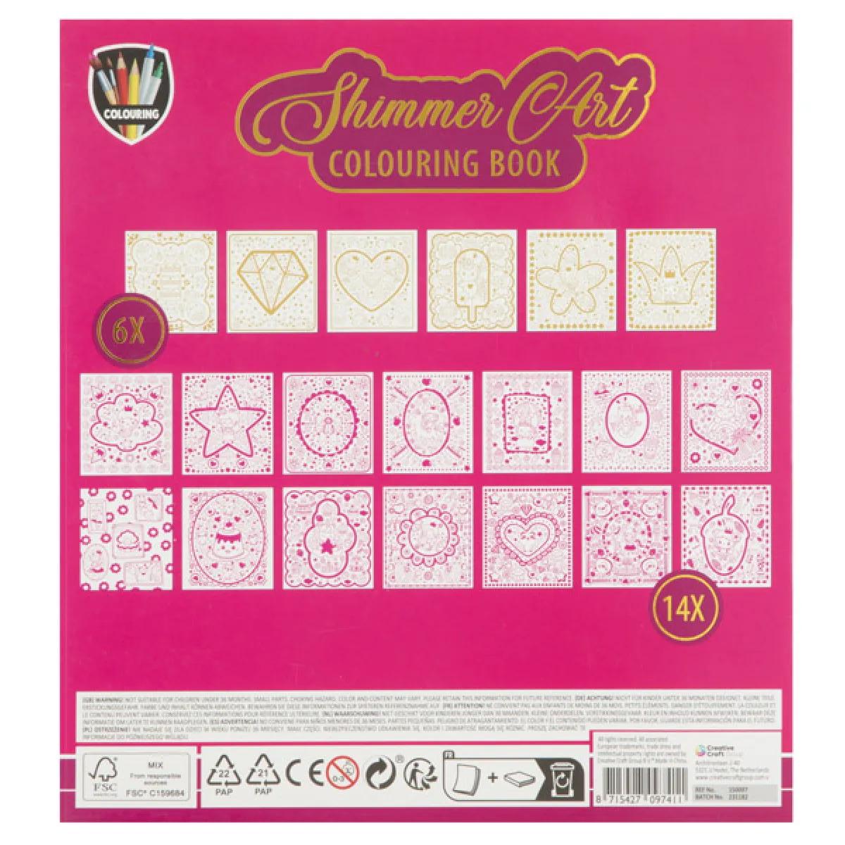 Kreativni set za bojenje SHIMMER ART 20strana / DVE VRSTE 