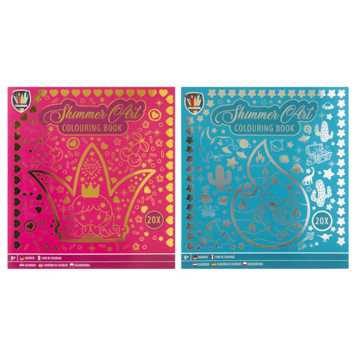 Kreativni set za bojenje SHIMMER ART 20strana / DVE VRSTE 