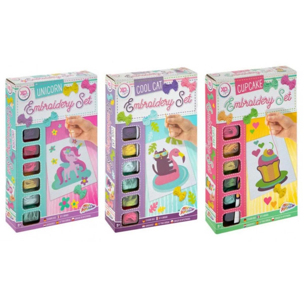 Kreativni set za vezenje / TRI VRSTE 