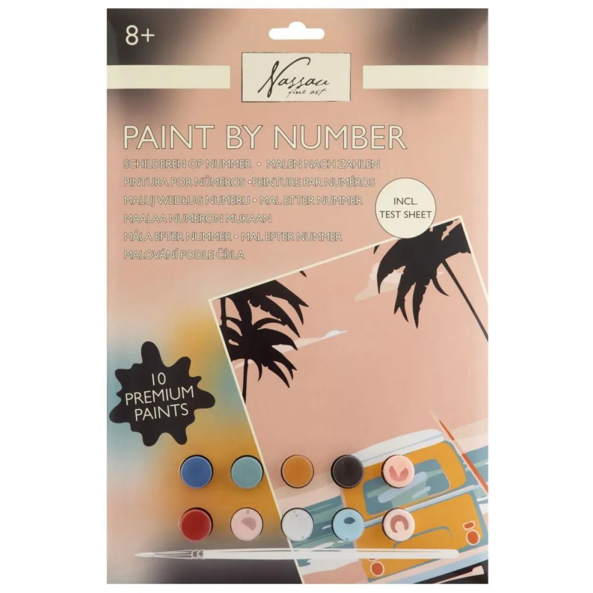 Oboj po bojama na kartonu 32c22cm GRAFIX Surf kombi 