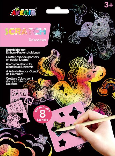 SCRATCH BOOK knjižica grebalica JEDNOROZI 