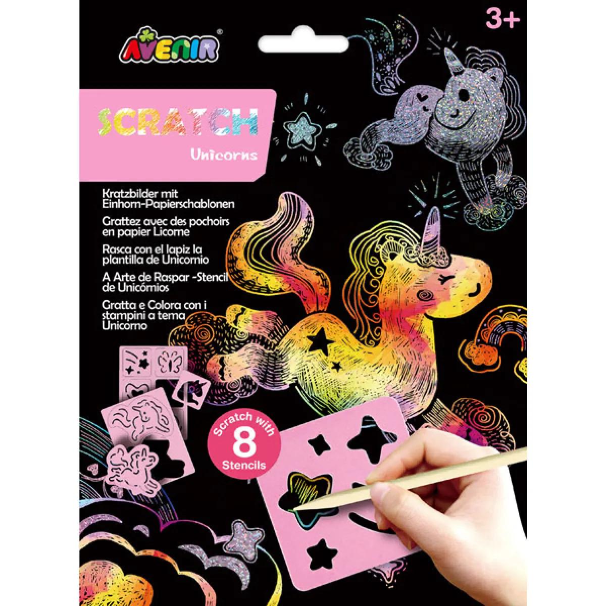 SCRATCH BOOK knjižica grebalica JEDNOROZI 