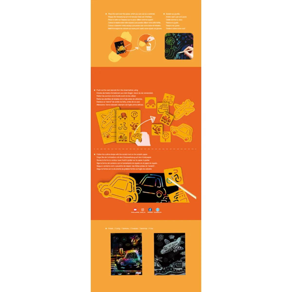 SCRATCH BOOK knjižica grebalica PREVOZNA SREDSTVA 