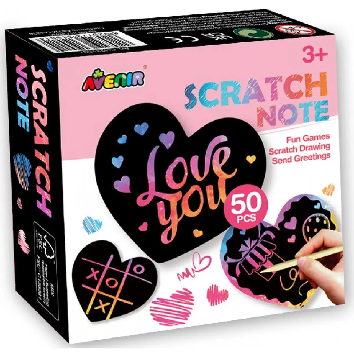 Kreativni set SCRATCH NOTE -SRCE 