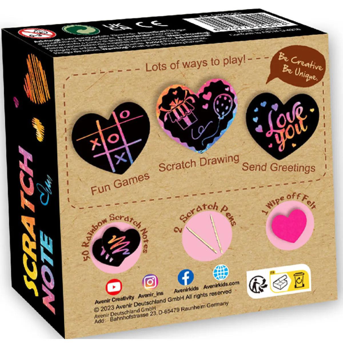 Kreativni set SCRATCH NOTE -SRCE 