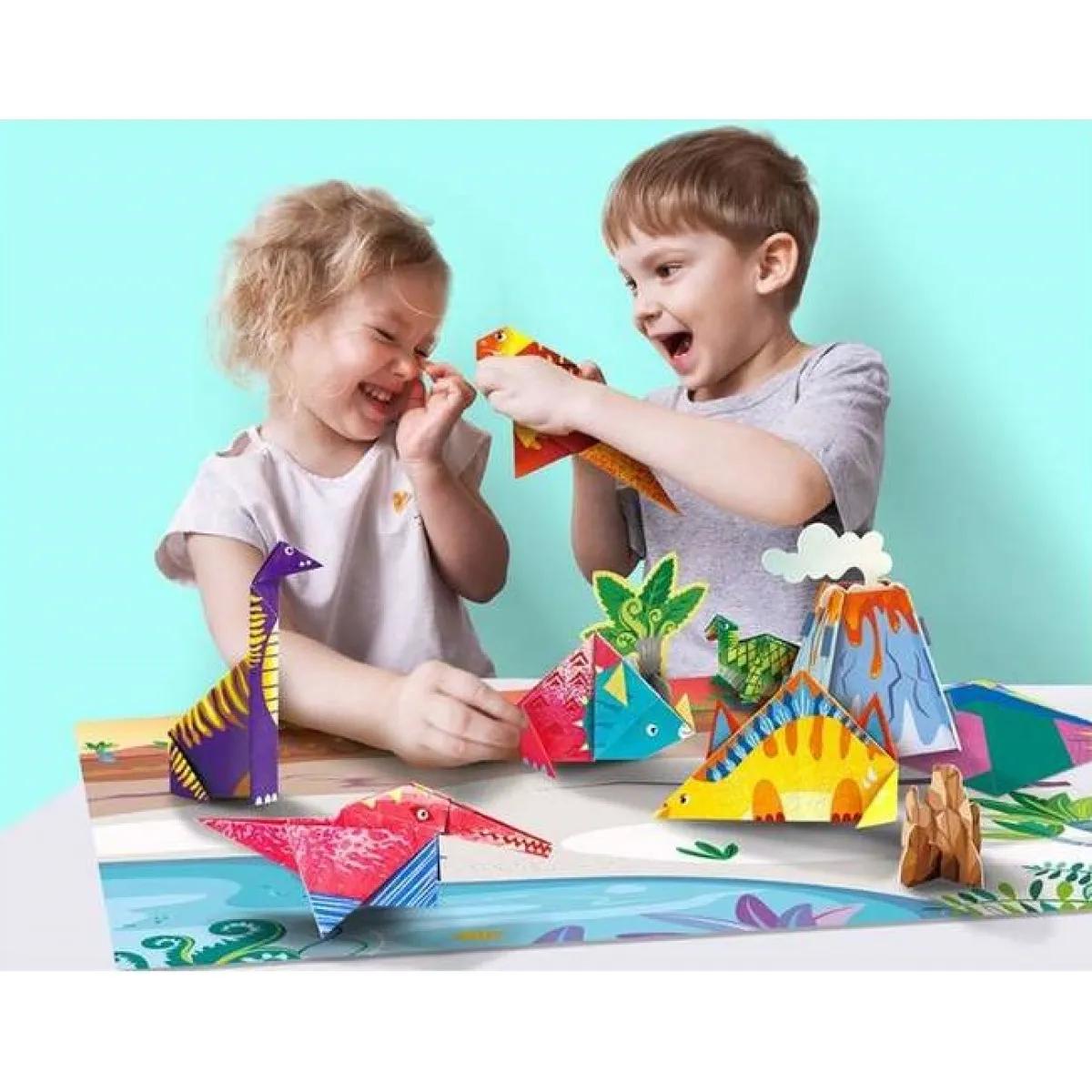 Kreativni set ORIGAMI - DINO WORLD LEVEL 2 