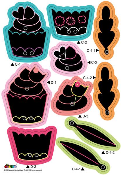 SCRATCH BOOK  knjiga grebalica BUKET MAFINA 