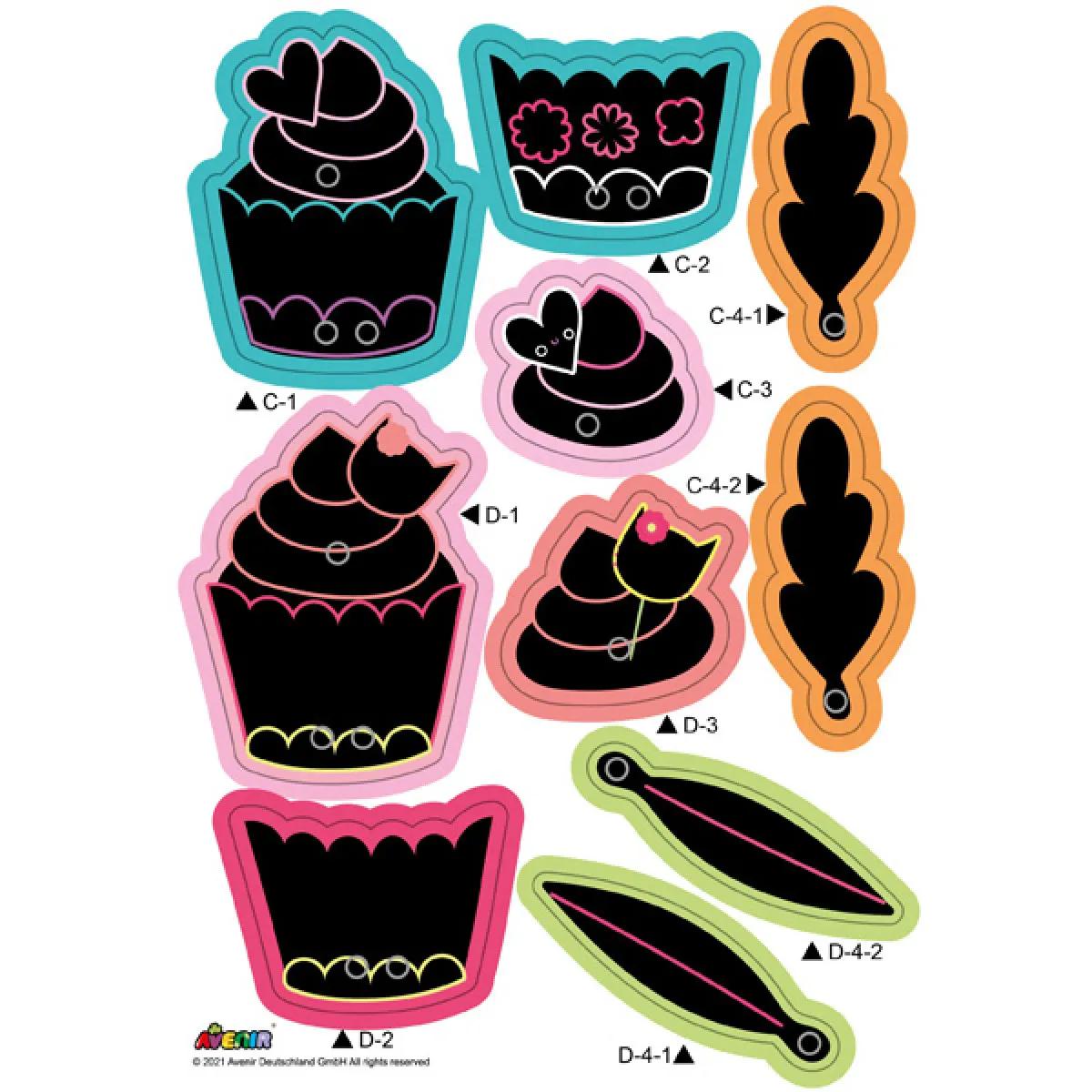 SCRATCH BOOK  knjiga grebalica BUKET MAFINA 